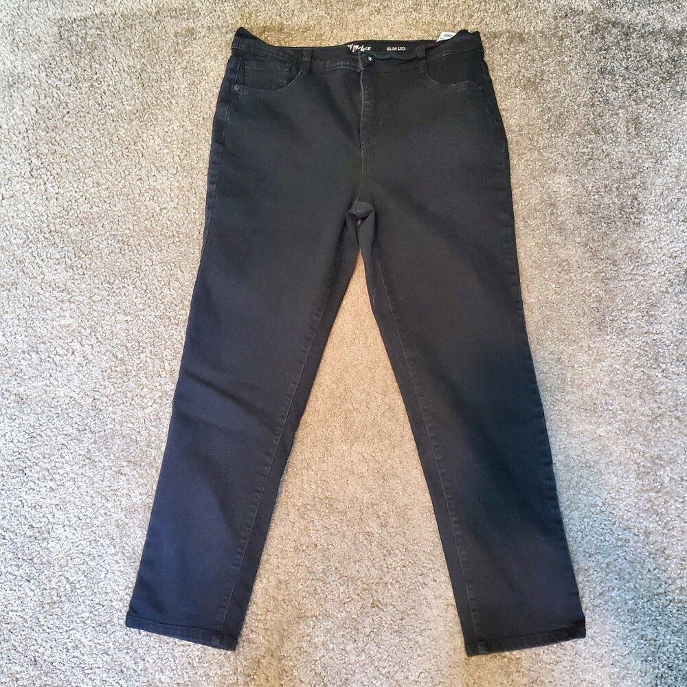 Charcoal Black Style & Co Super Stretchy Jeans - 10P